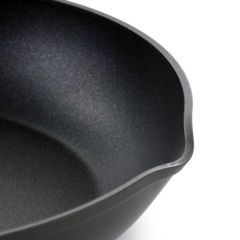 Kingsway 12 Inch Aluminum Nonstick Frying Pan in Black - Image 4
