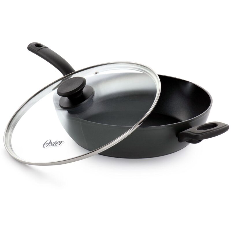 Kingsway 3.9 Quart Aluminum Nonstick Saute Pan in Black - Image 2