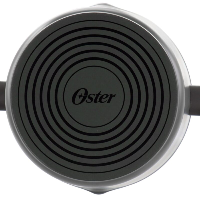 Kingsway 5.5 Quart Aluminum Nonstick Dutch Oven in Black With Lid - Image 3