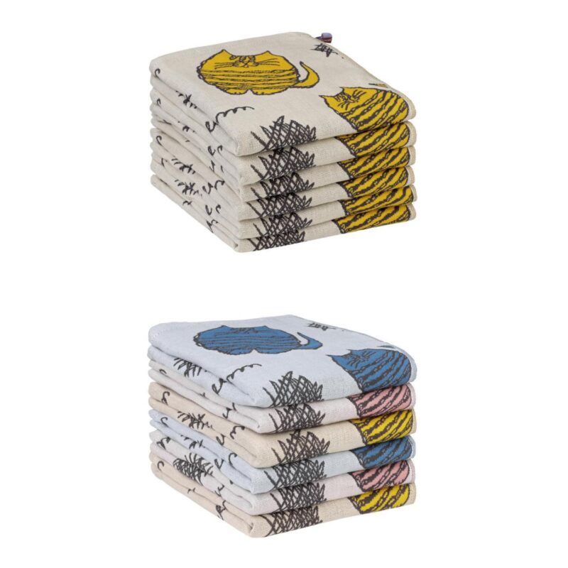 Kitty Pattern Kitchen Towels, Absorbent with Hanging Loop, 14  x 16  12 Pack - Image 11
