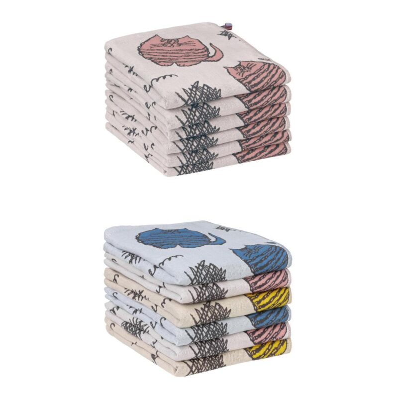 Kitty Pattern Kitchen Towels, Absorbent with Hanging Loop, 14  x 16  12 Pack - Image 13