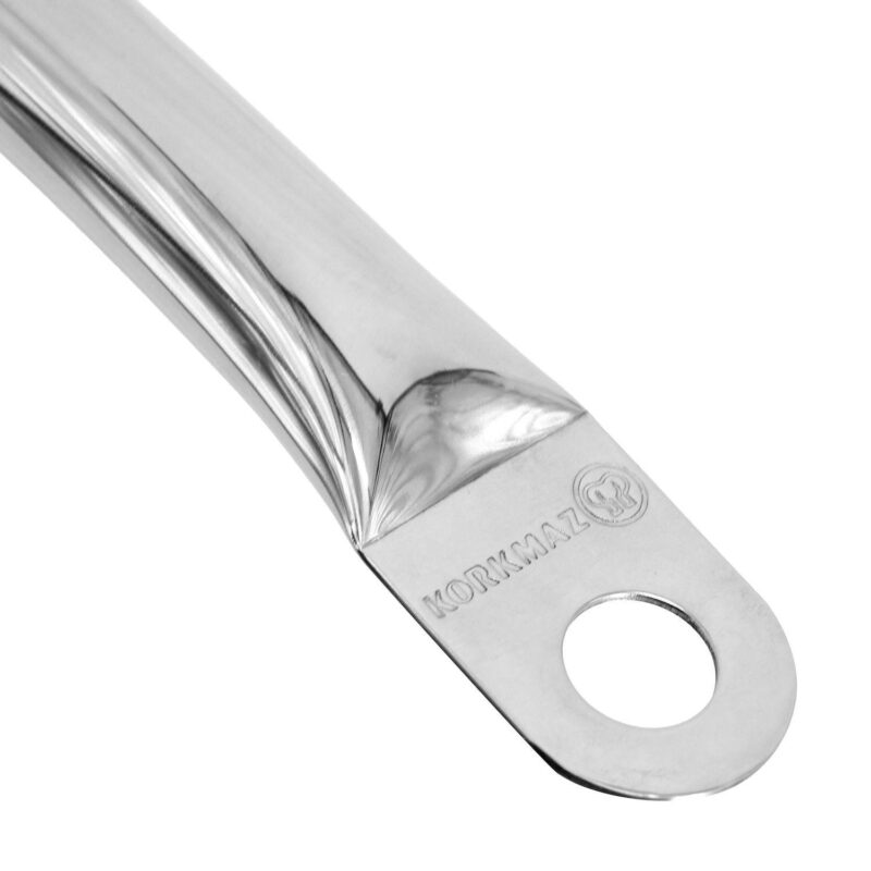 Korkmaz Gastro Proline 1 Liter Stainless Steel Saucepan in Silver - Image 3