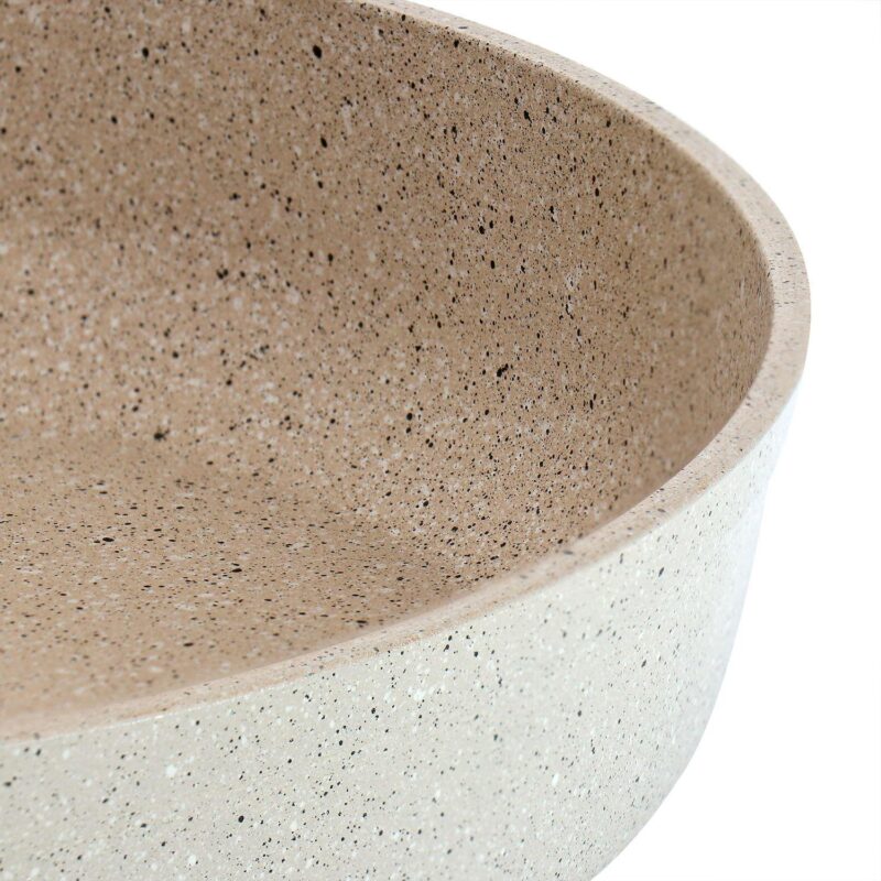 Korkmaz Granita 11 Inch Nonstick Tava and Frypan in Tan - Image 4