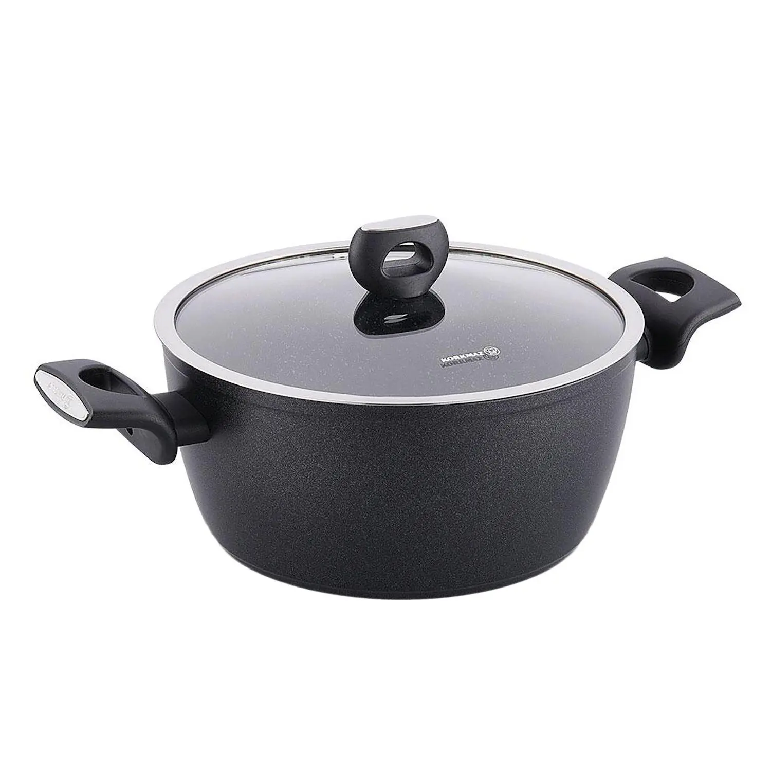 Korkmaz Nora 2 Piece 3 Liter Alumium Nonstick Casserole Dish with Lid 1 Korkmaz Nora 2 Piece 3 Liter Alumium Nonstick Casserole Dish with Lid