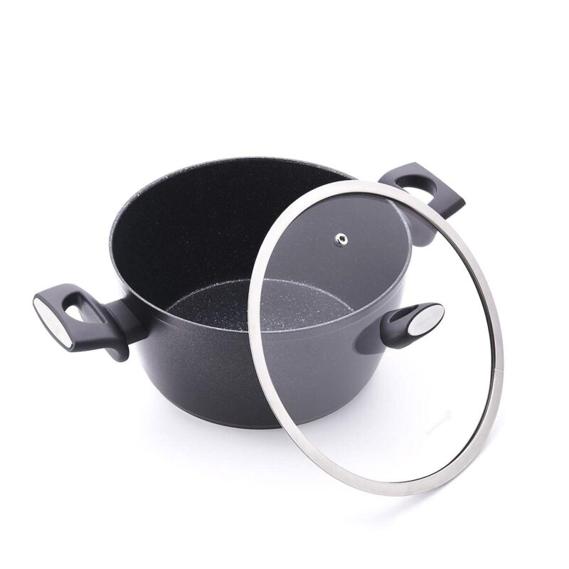 Korkmaz Nora 2 Piece 3 Liter Alumium Nonstick Low Casserole Dish with Lid - Image 2