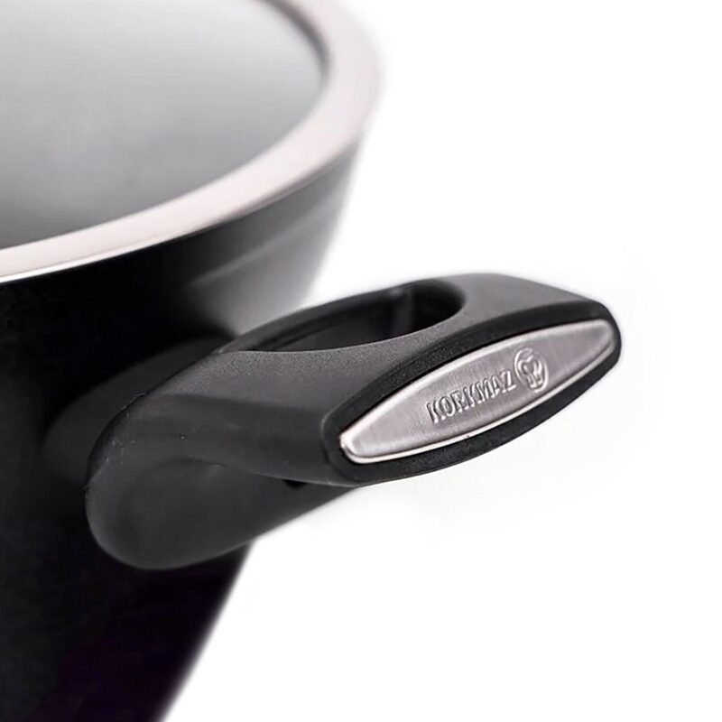 Korkmaz Nora 2 Piece 3 Liter Alumium Nonstick Casserole Dish with Lid - Image 4