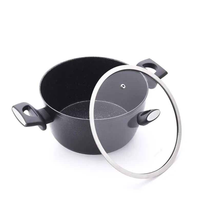Korkmaz Nora 2 Piece 3 Liter Alumium Nonstick Casserole Dish with Lid - Image 2