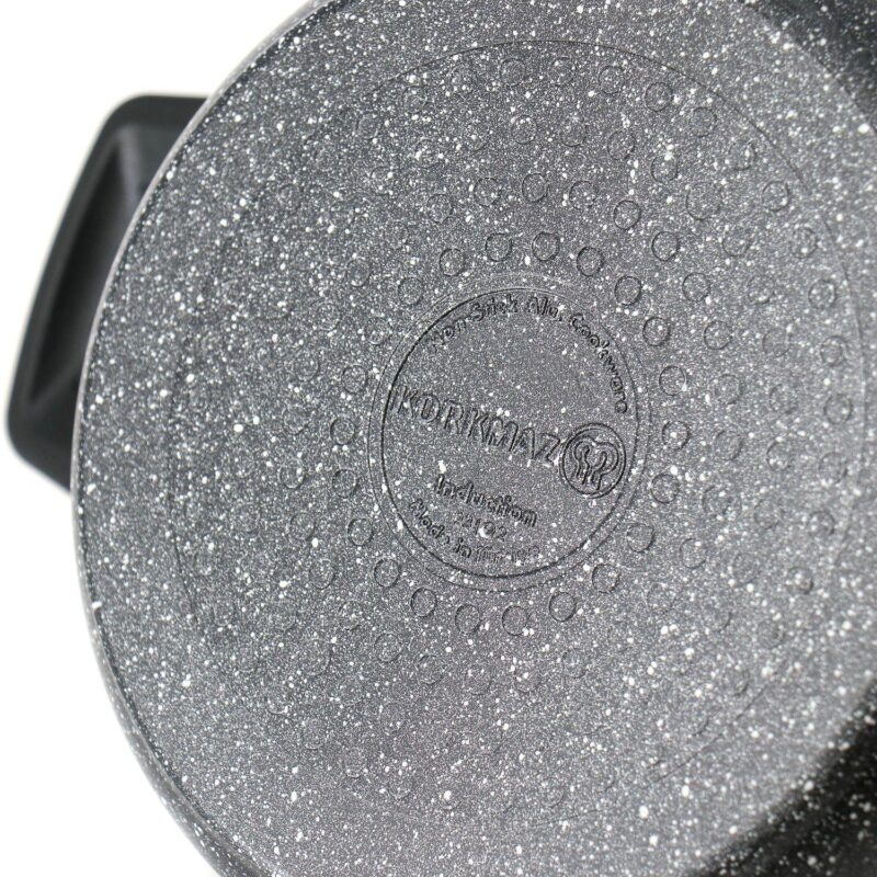Korkmaz Ornella 2 Piece 3 Liter Aluminum Nonstick Casserole Dish with Lid - Image 4
