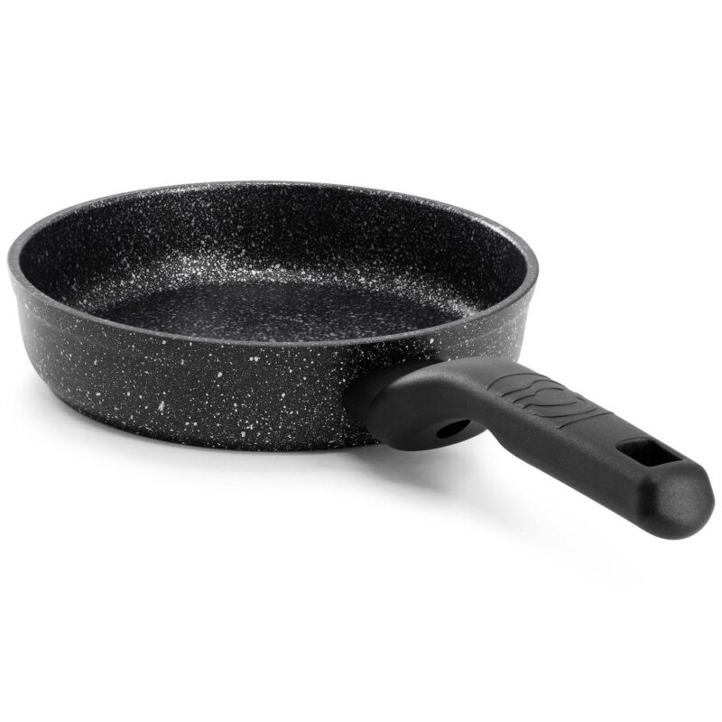 Korkmaz Ornella Nonstick 8 Inch Aluminum Frying Pan in Granite Black - Image 2