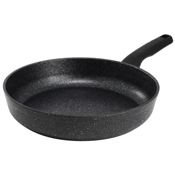 Korkmaz Ornella Nonstick 11 Inch Aluminum Frying Pan in Granite Black