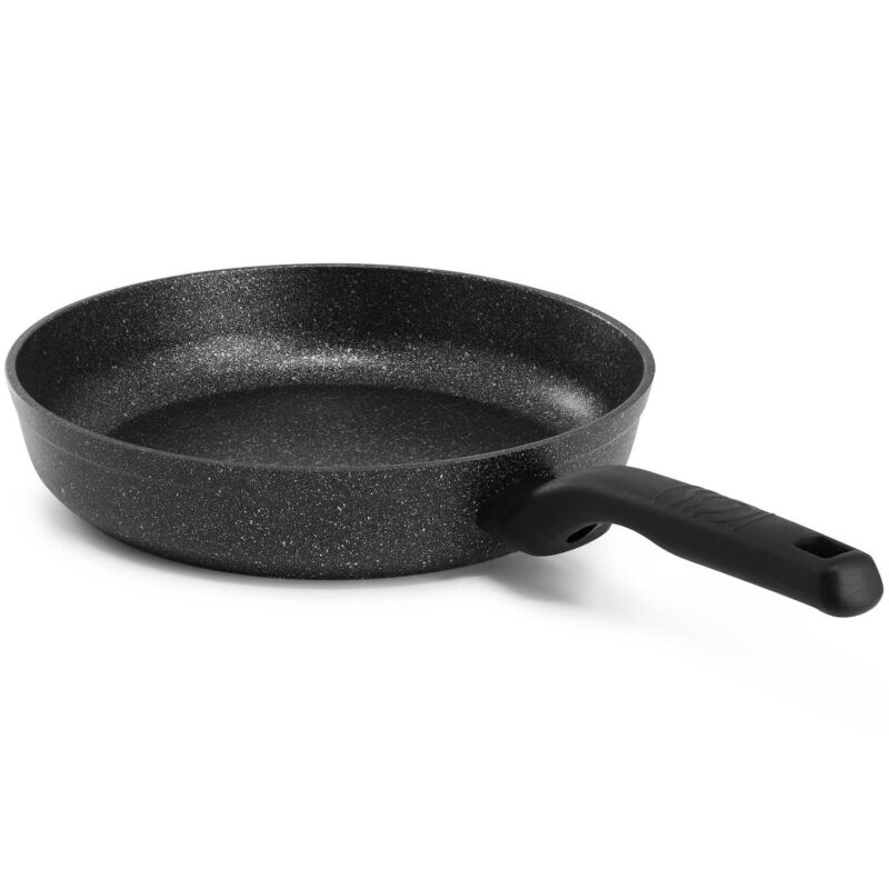 Korkmaz Ornella Nonstick 9.5 Inch Aluminum Frying Pan in Granite Black - Image 2