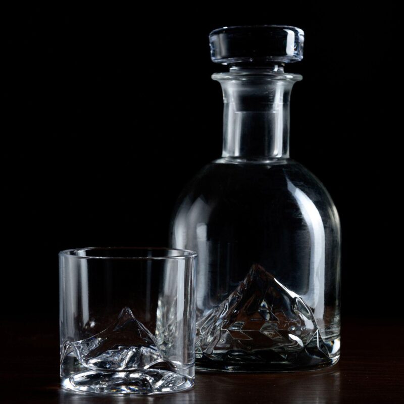 LIITON Mount Everest Crystal Whiskey Glass and Decanter Set - Image 11