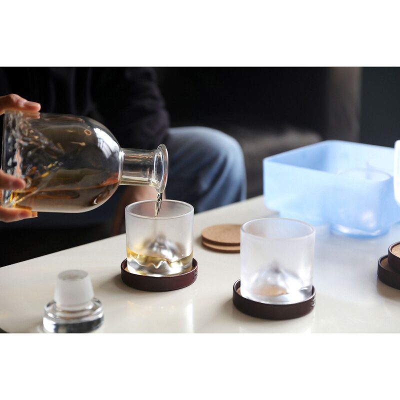 LIITON The Peaks Crystal Whiskey Glass and Decanter Collector's Edition Set - Image 9