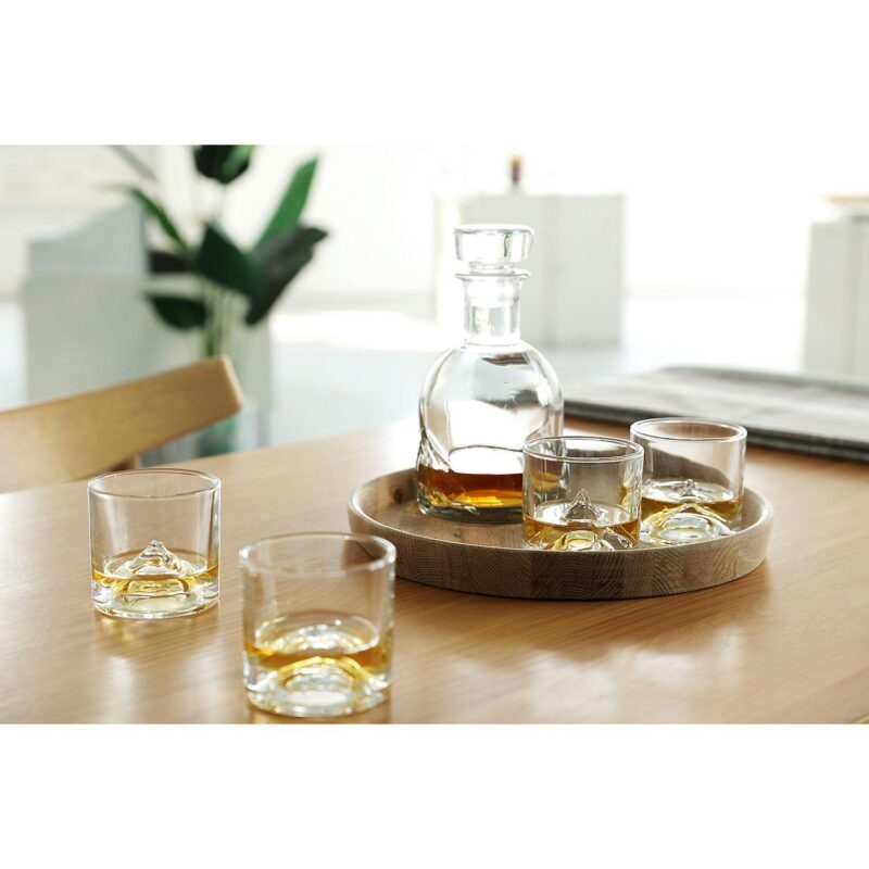 LIITON The Peaks Crystal Whiskey Glass and Decanter Collector's Edition Set - Image 11