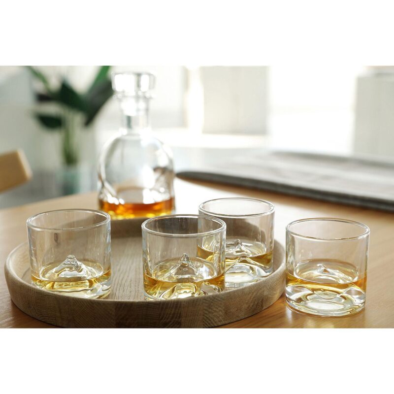 LIITON The Peaks Crystal Whiskey Glass and Decanter Collector's Edition Set - Image 3