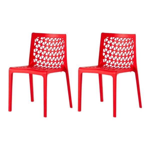 Lagoon Milan Stackable Dining Chair 2-piece Set