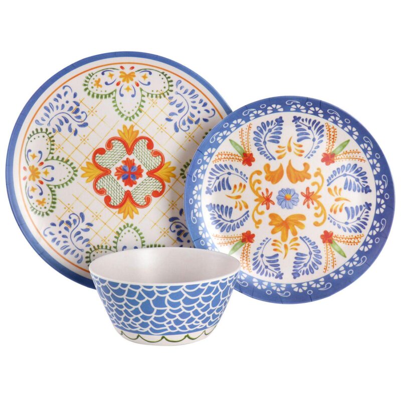 Laurie Gates California Designs Tierra 12 Piece Wood Fiber Dinnerware Set - Image 3