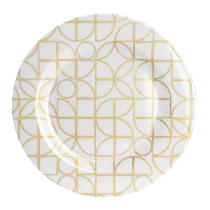 Laurie Gates California Designs Summer Bloom 12 Piece Melamine Dinnerware Set - Image 4