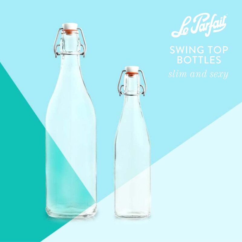 Le Parfait Bottles French Glass Swing Top Bottles For Storing Fermenting Beverages 32 Fl Oz - Image 5