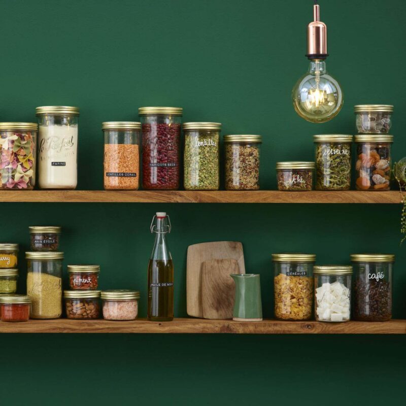 Le Parfait Familia Wiss Terrine French Glass Mason Jars With 2 Piece Lid - Canning Storage 32 fl oz - Image 3