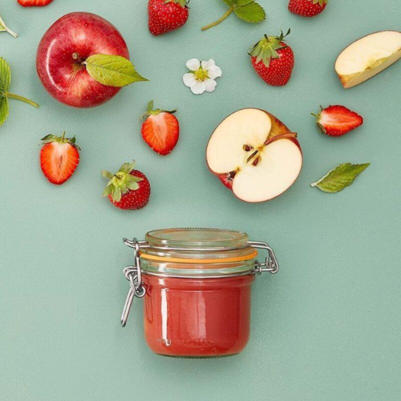 Le Parfait Super Terrine French Glass Taper Jars With Airtight Lid For Canning Food Storage 7 Fl Oz - Image 3