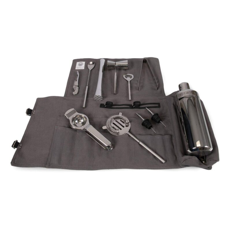 Legacy 12-Piece Barkeep Bar Tool Roll-Up Kit - Image 4