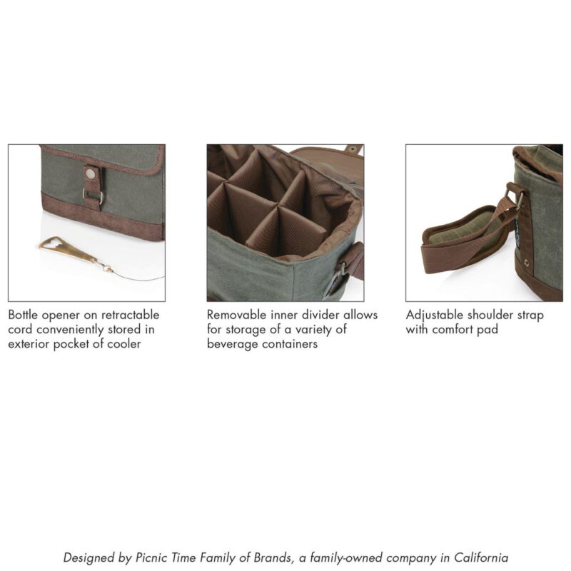 Legacy Friends Beverage Caddy Cooler Tote with Opener - Image 7