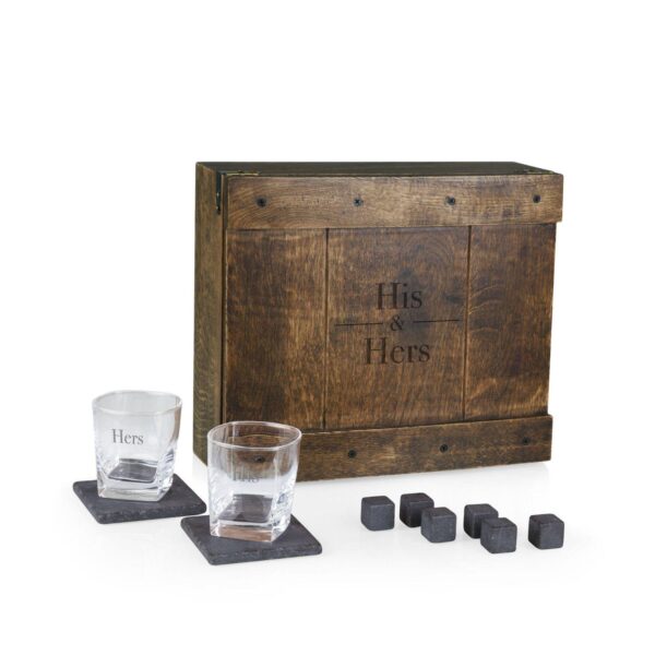 Legacy His and Hers Whiskey Box Gift Set