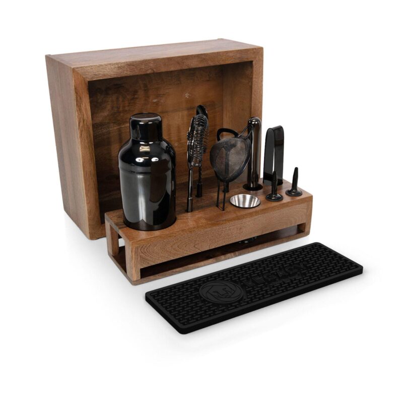 Legacy Mango Wood Old Fashioned Bar Set - Image 7