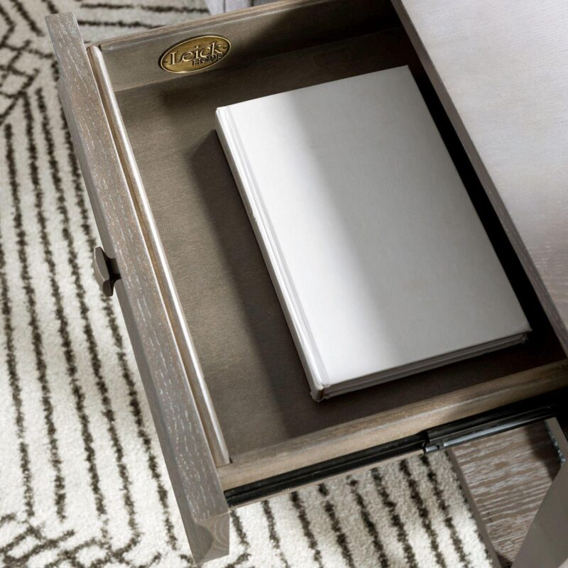 Leick Furniture Luna One-Drawer Side Table with Shelf - Image 3