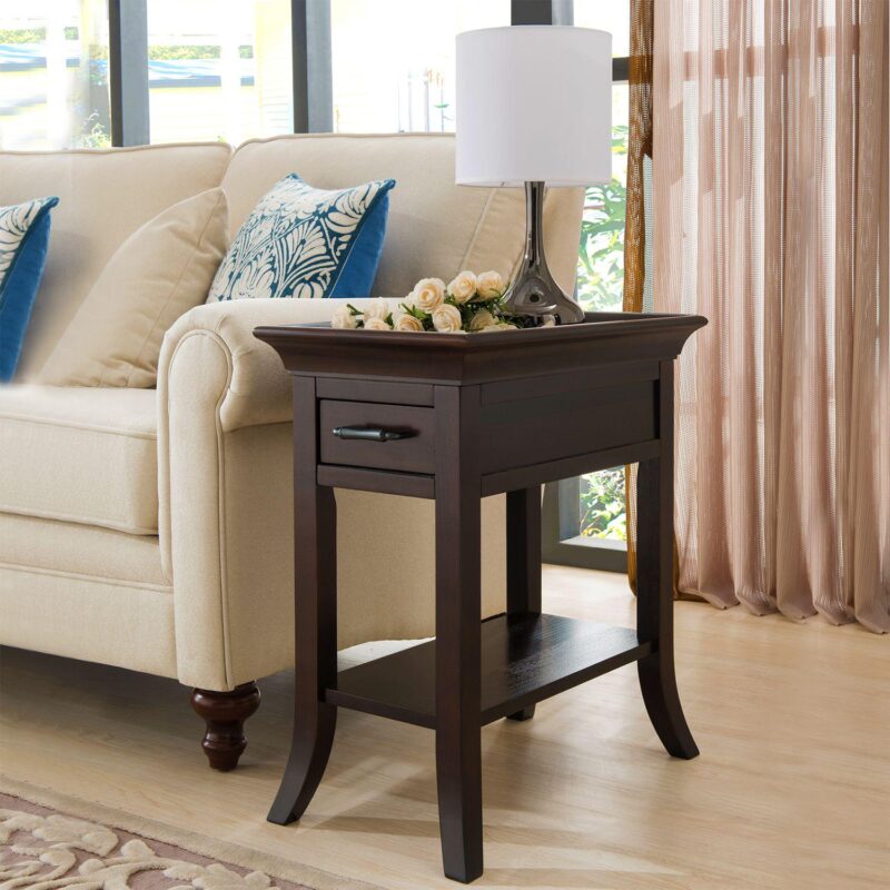 Leick Home Tray Edge Chairside End Table - Image 2