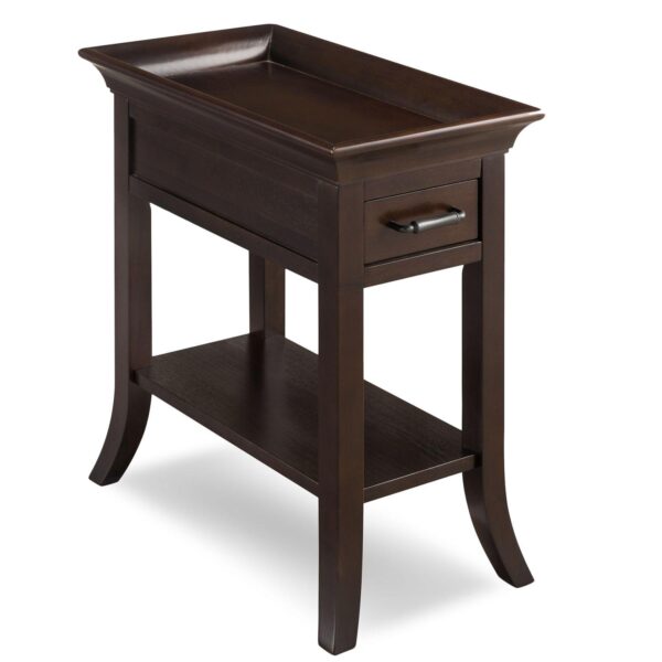 Leick Home Tray Edge Chairside End Table