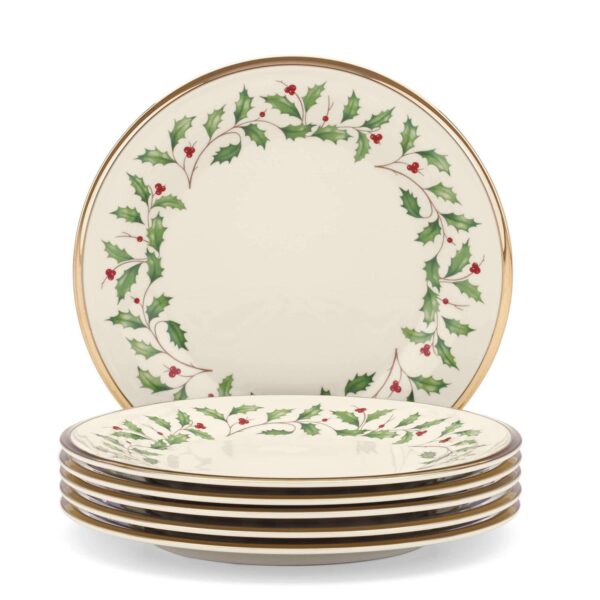 Lenox 3-Piece Holiday Salad Plate Set