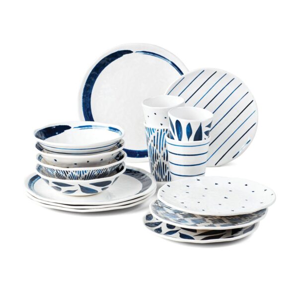 Lenox Blue Bay Melamine 16-pc. Dinnerware Set