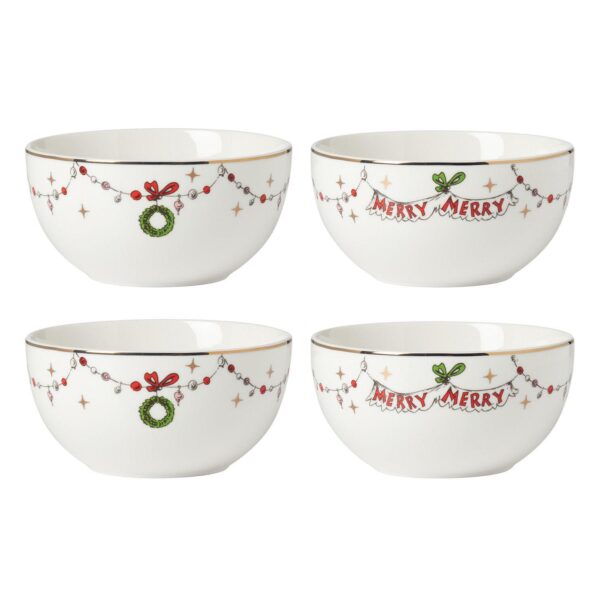 Lenox Dr. Seuss Merry Grinchmas 4-pc. Assorted All-Purpose Bowl Set