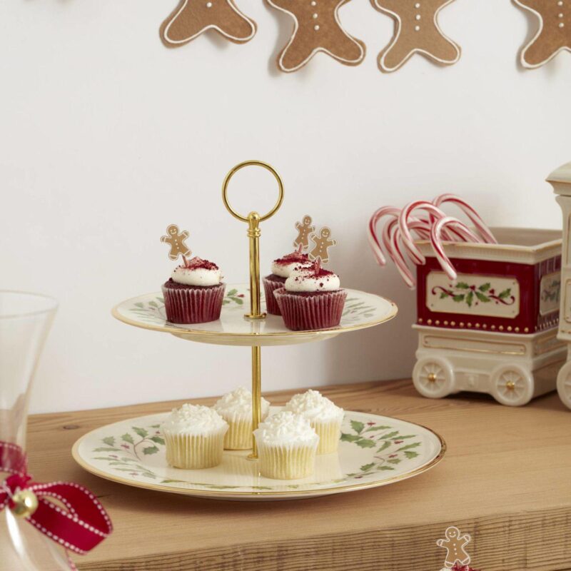 Lenox Holiday 2-Tiered Server - Image 5
