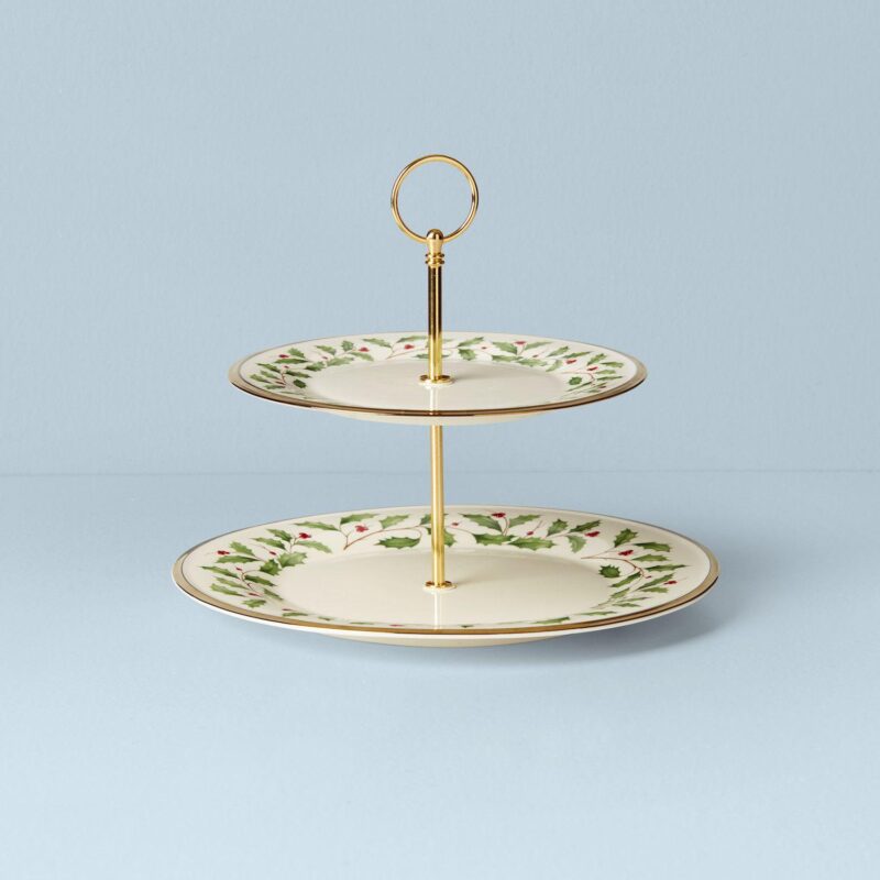Lenox Holiday 2-Tiered Server - Image 2