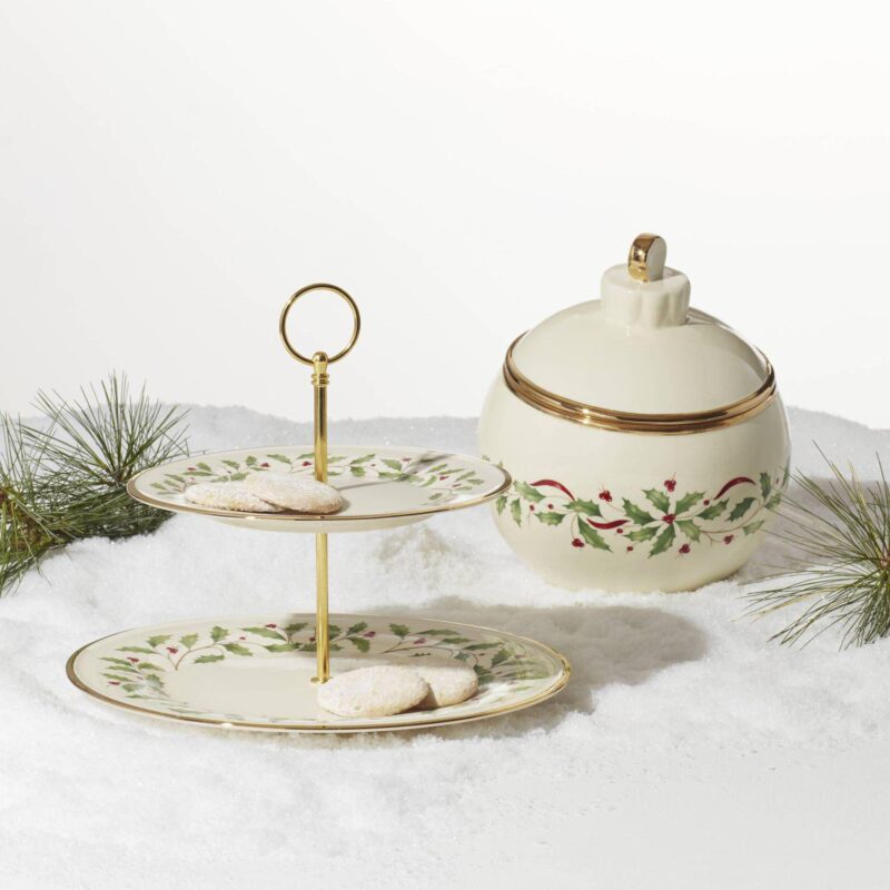 Lenox Holiday 2-Tiered Server - Image 4