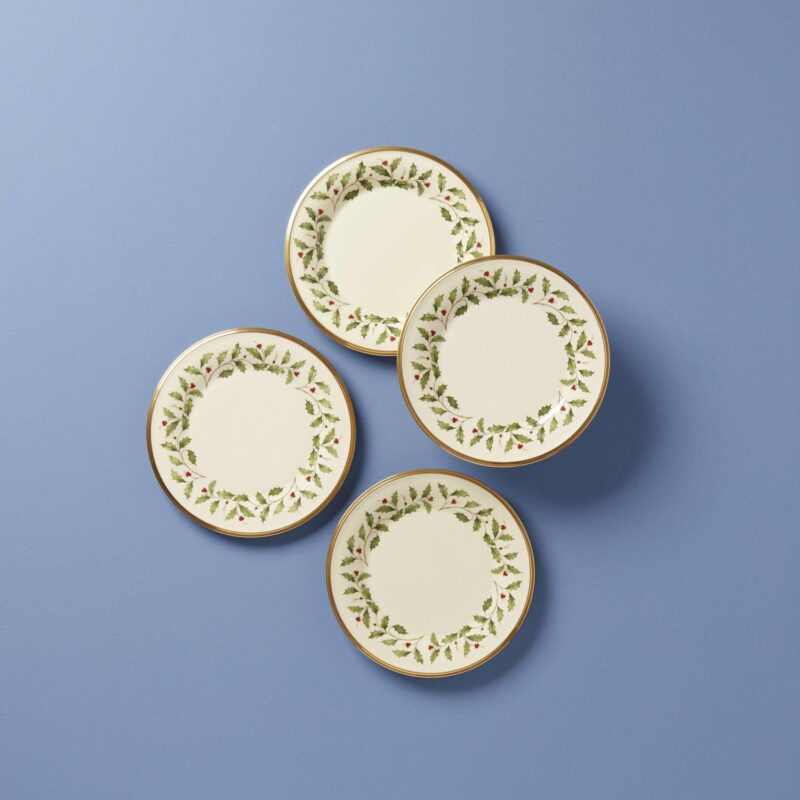 Lenox Holiday Dinnerware Salad Plates 4-piece Set - Image 4
