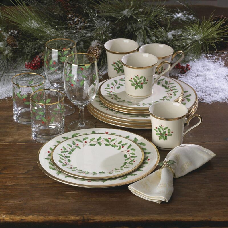 Lenox Holiday Dinnerware Salad Plates 4-piece Set - Image 5