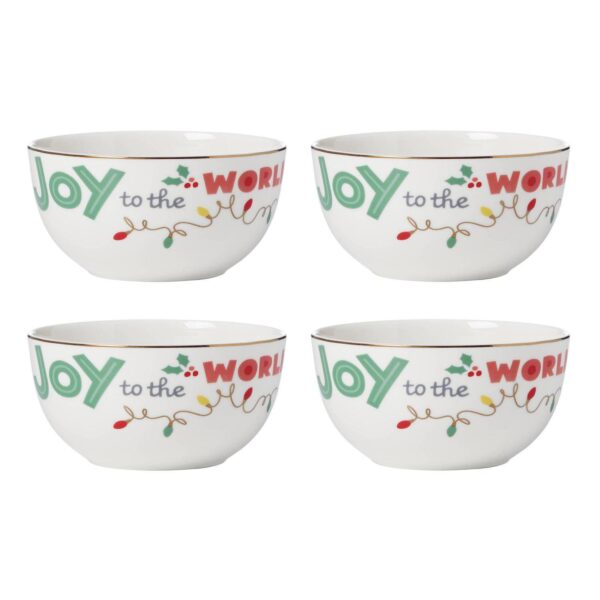 Lenox Peanuts Snoopy Christmas 4-pc. All-Purpose Bowl Set