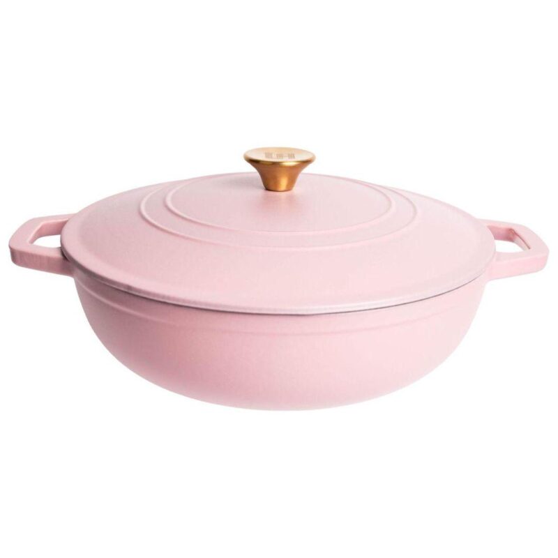 Lexi Home 5 Qt Round Enameled Dutch Oven Braiser - Image 6