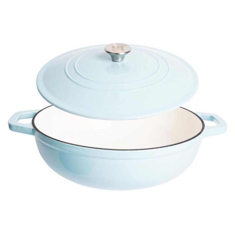 Lexi Home 5 Qt Round Enameled Dutch Oven Braiser - Image 2