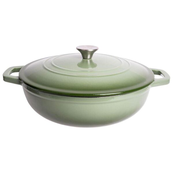 Lexi Home 5 Qt Round Enameled Dutch Oven Braiser