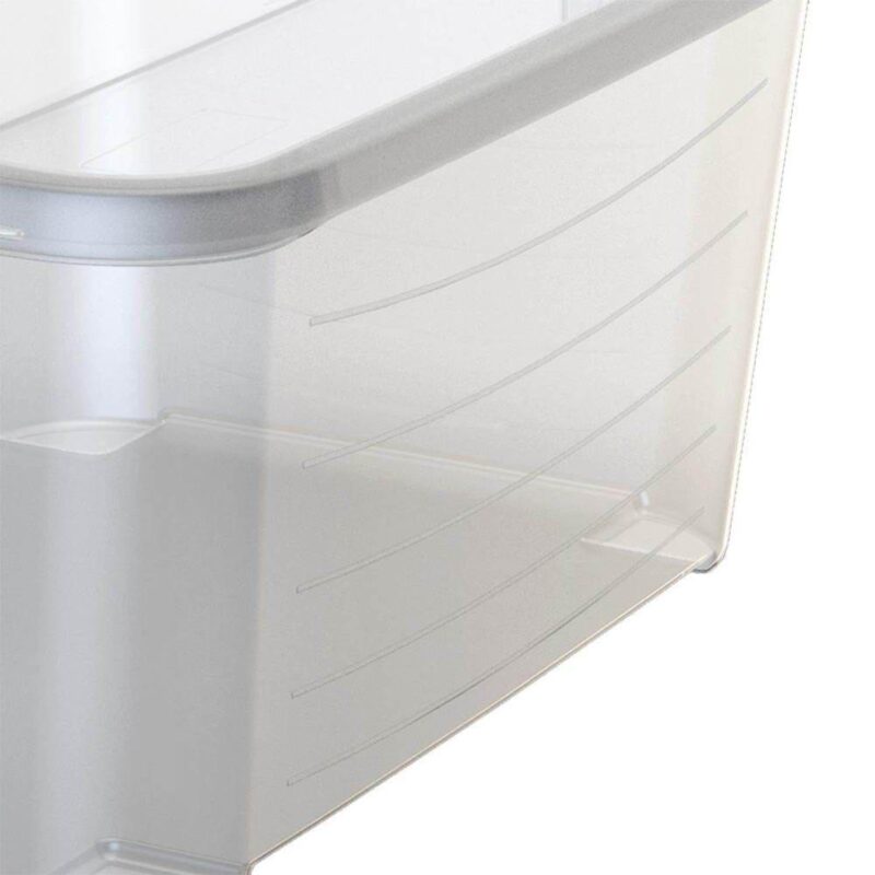 Life Story Clear Stackable Closet and Storage Box 55 Quart Containers, (6 Pack) - Image 5