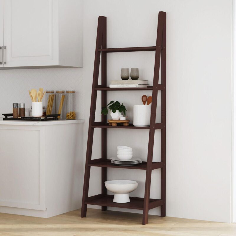 Linon 5-Tier Bookshelf - Image 4