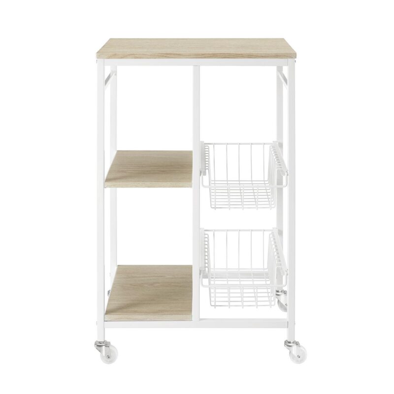 Linon Alicia Small Kitchen Cart - Image 3