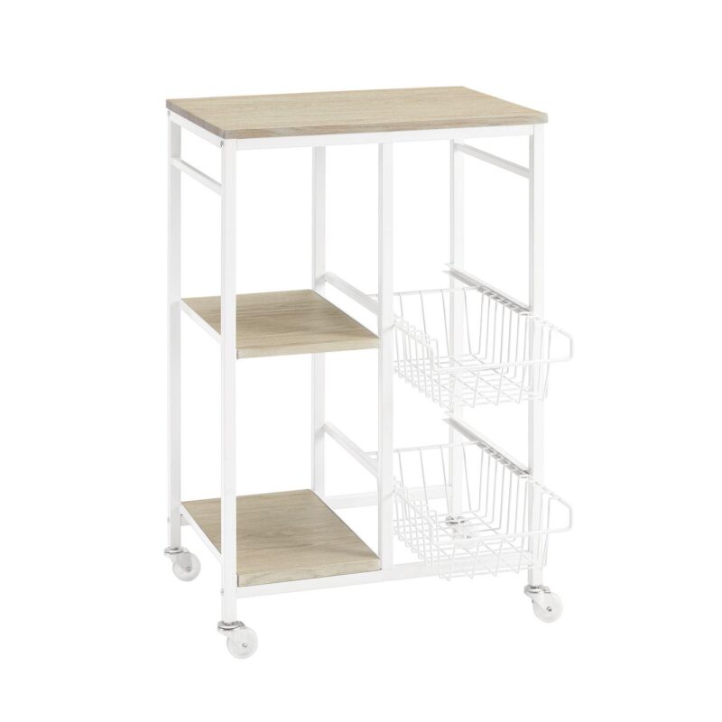 Linon Alicia Small Kitchen Cart - Image 4