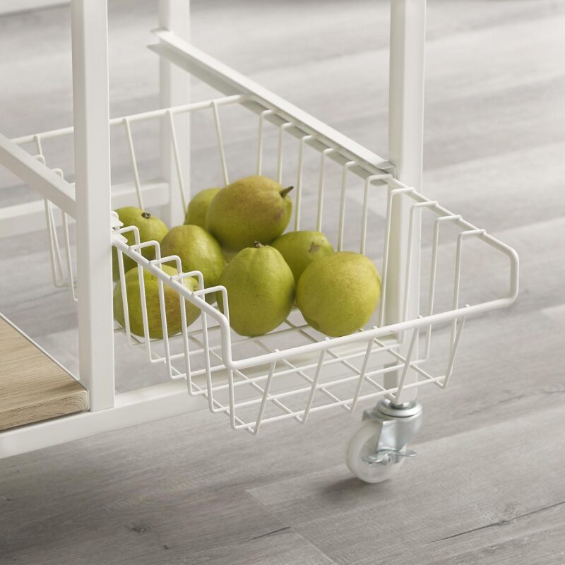 Linon Alicia Small Kitchen Cart - Image 5