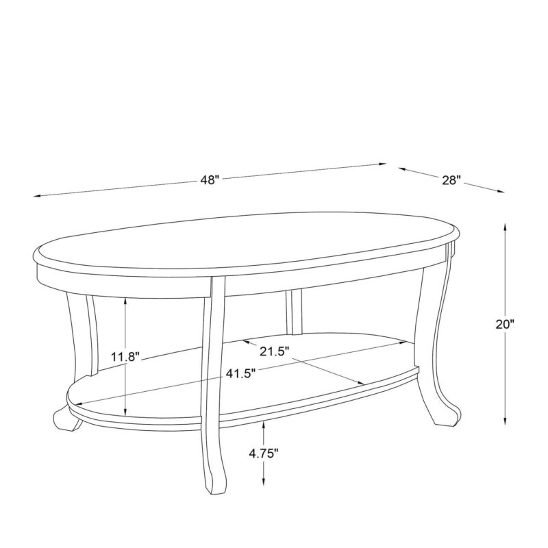 Linon Aubert Coffee Table - Image 4